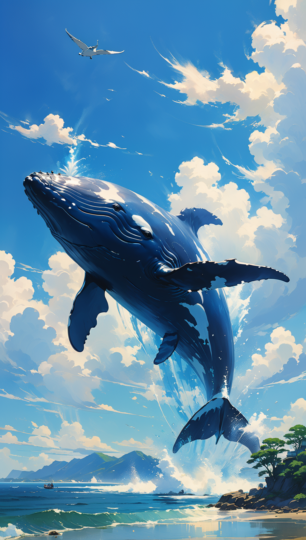 00723-3723495622-whale blue flying, in the sky clean, acrylic painting, trending on pixiv fanbox, palette knife and brush strokes, style of makot.png